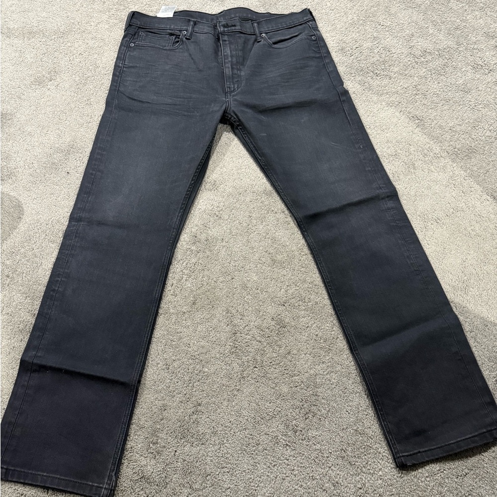 Levi's Men's Dark Gray Straight Jeans